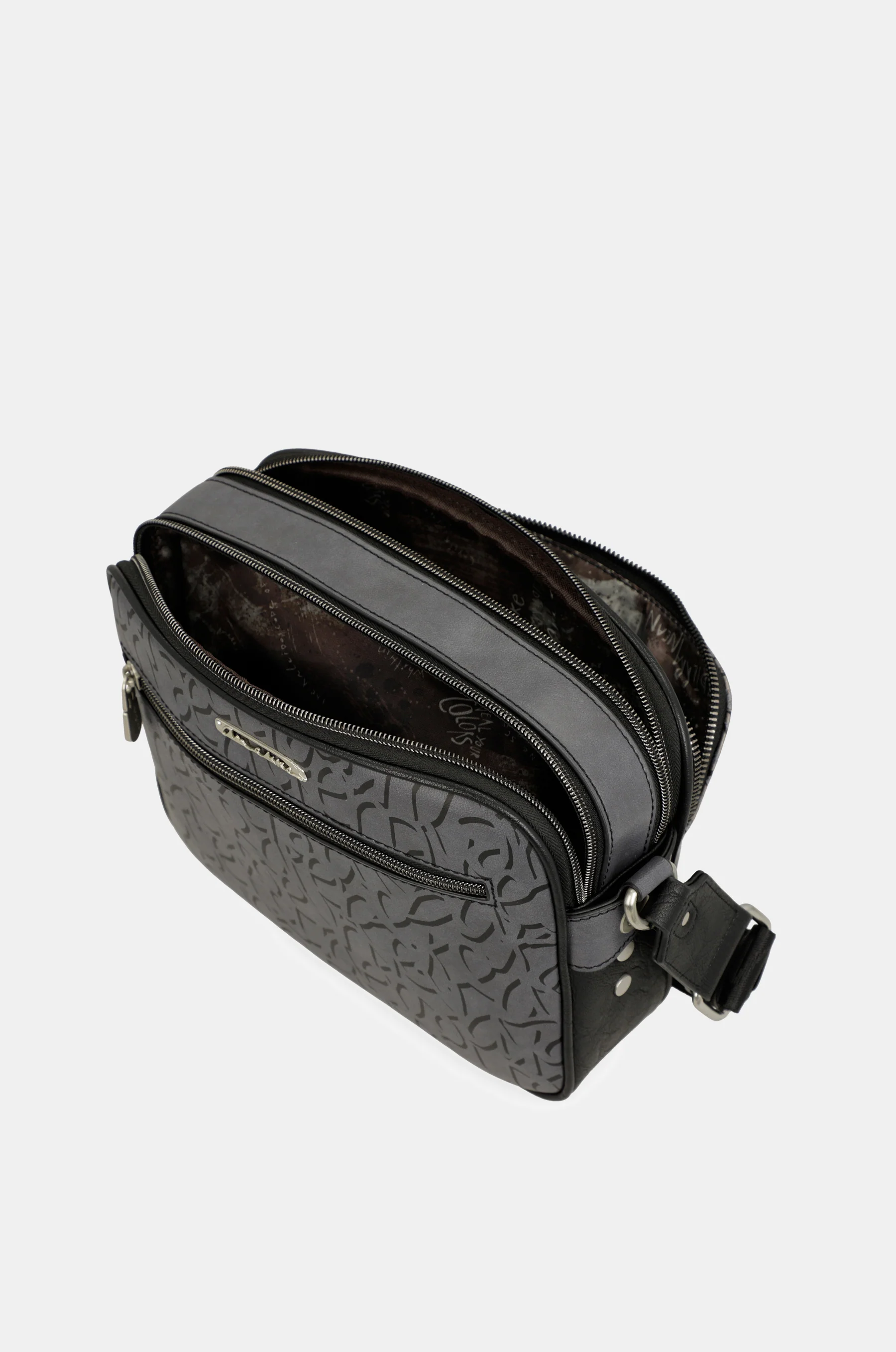 Bandolera mediana  con bolsillos Crust - Image 4