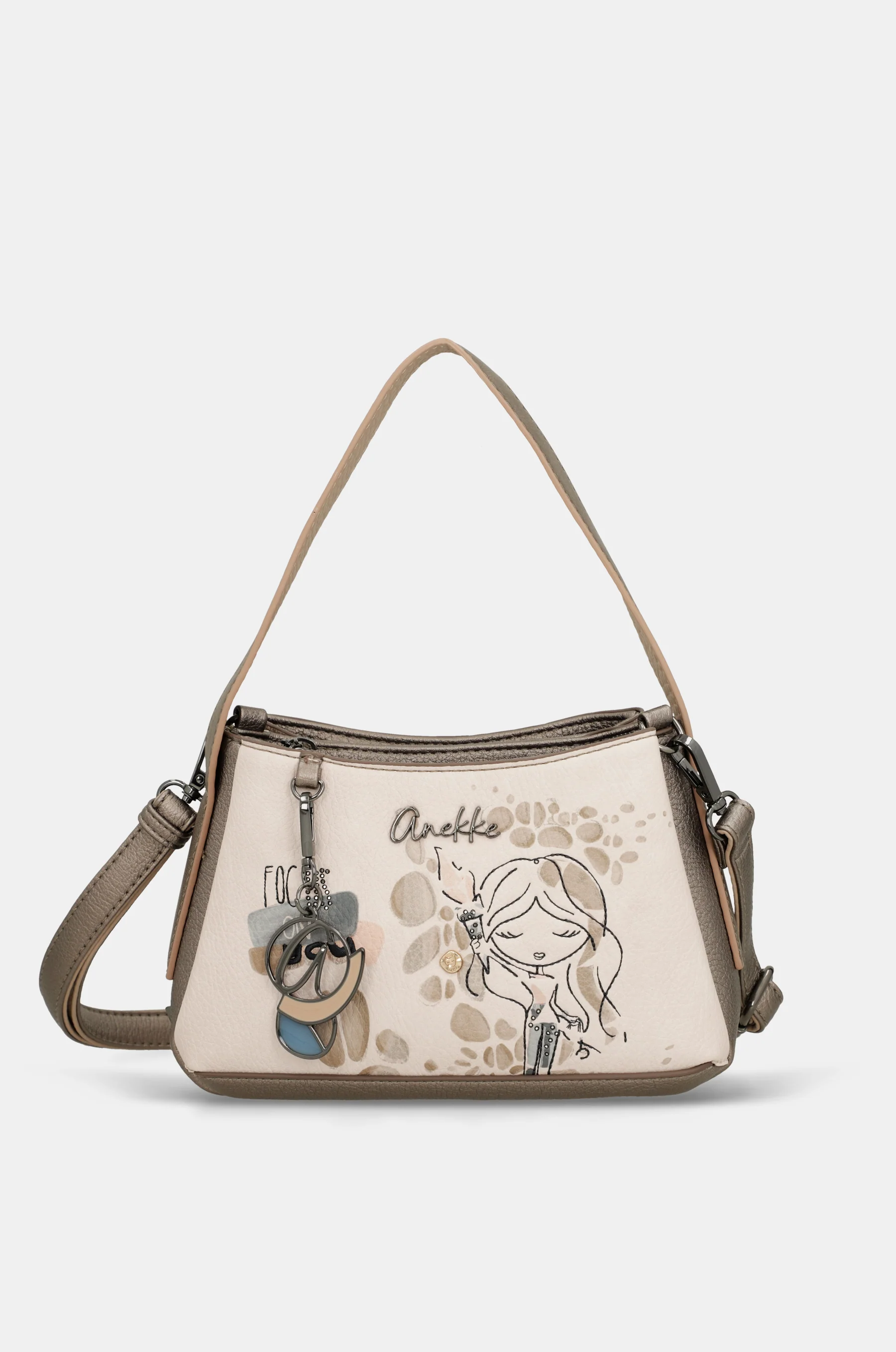 Bolso de asa corta y bandolera Olympia