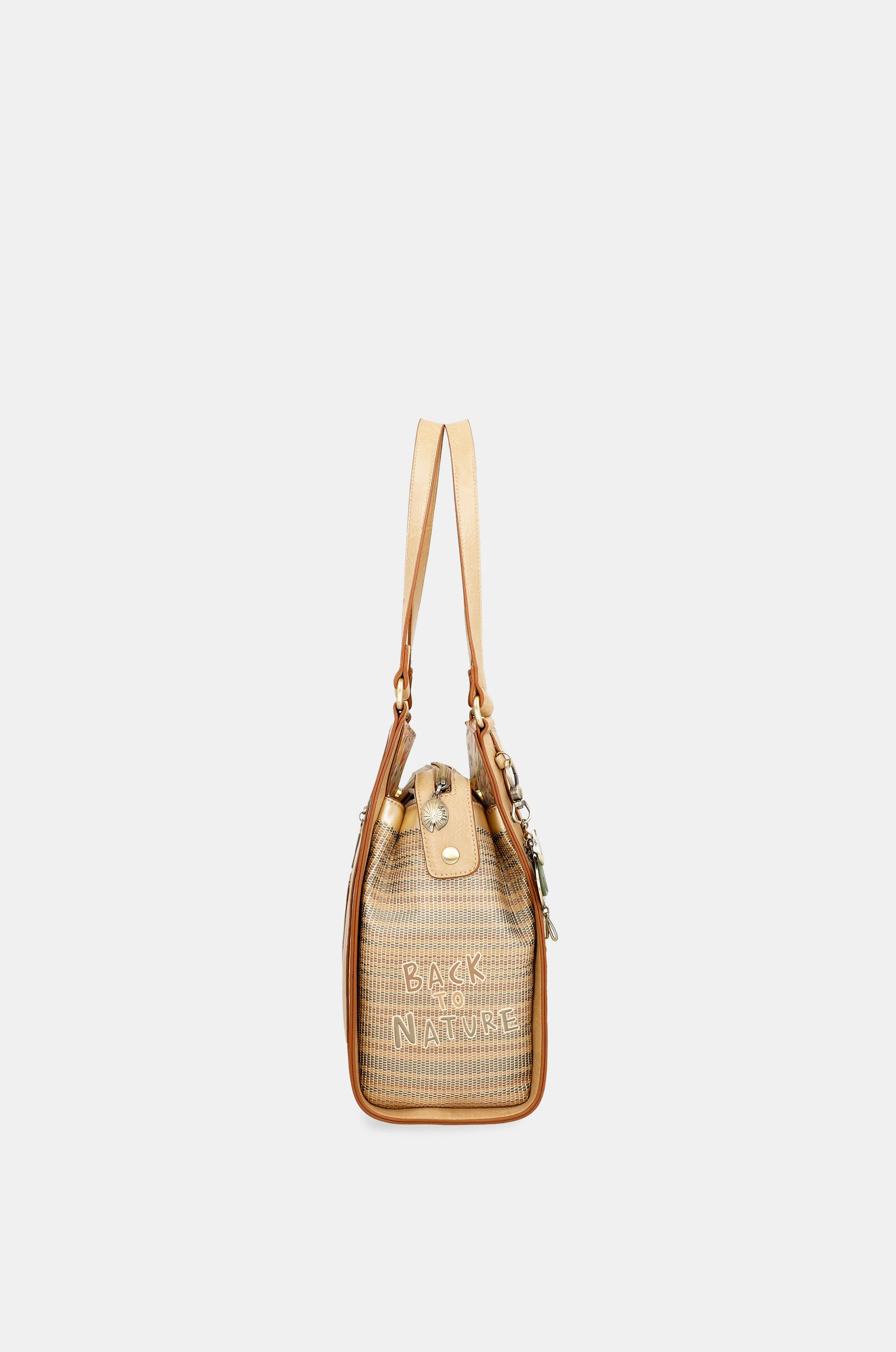 Bolso de hombro dorado Nature Pachamama - Image 4