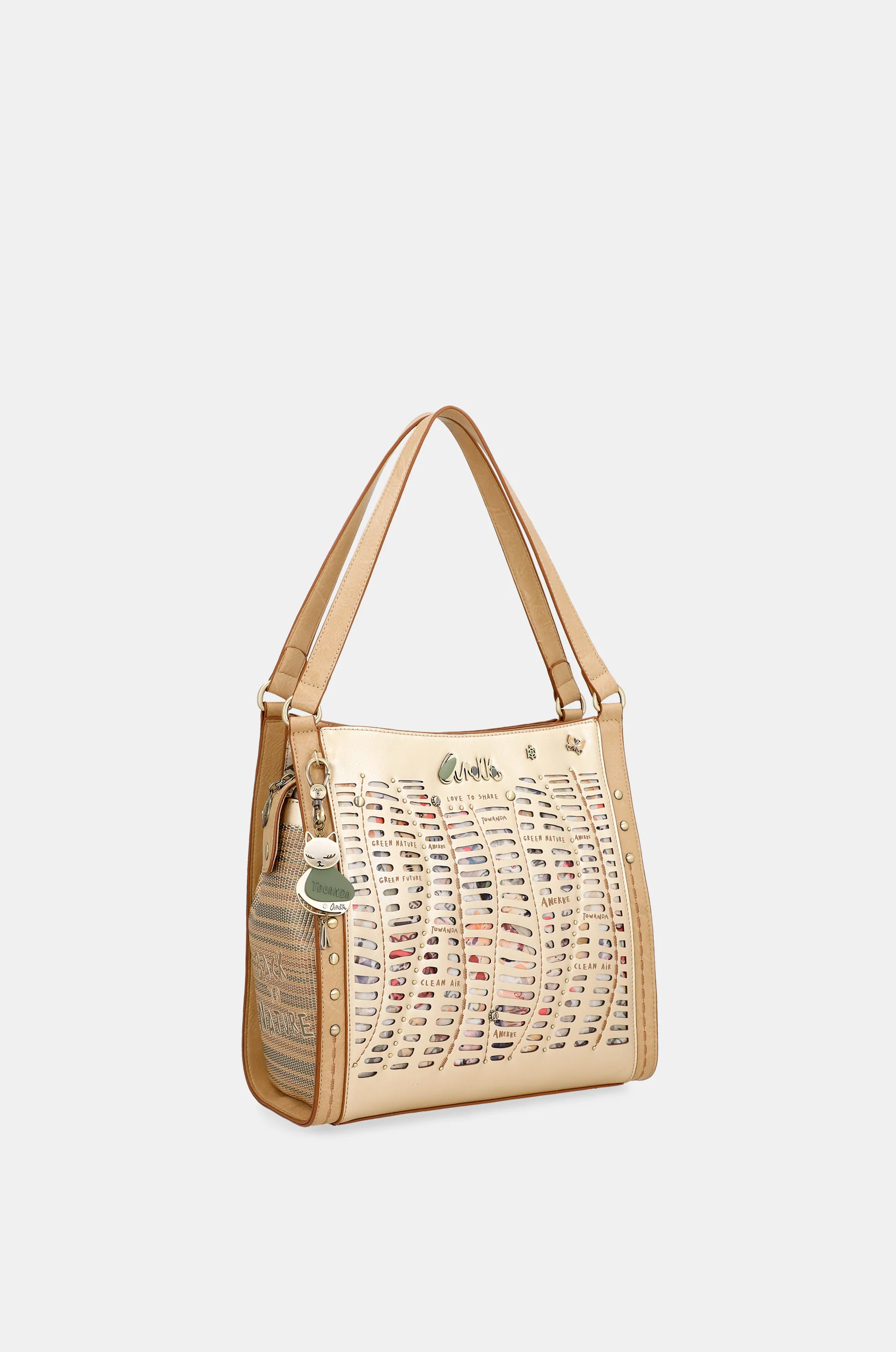 Bolso de hombro dorado Nature Pachamama - Image 6