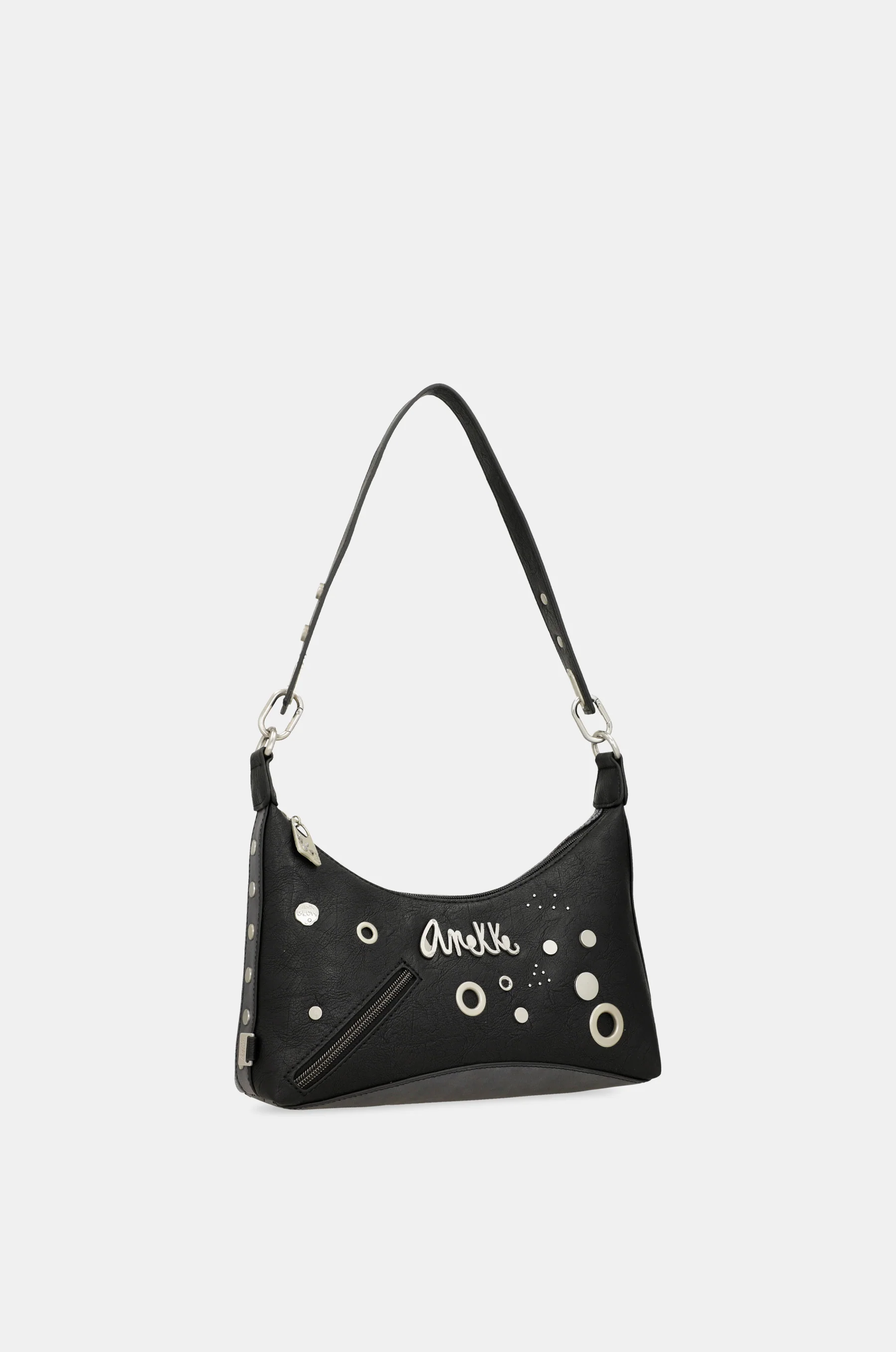Bolso de hombro negro Crust - Image 8