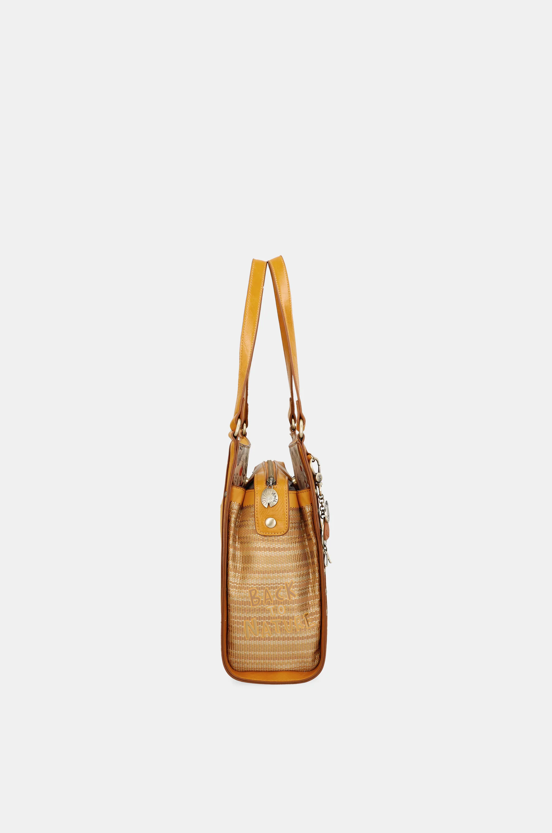 Bolso de hombro ocre Nature Pachamama - Image 4
