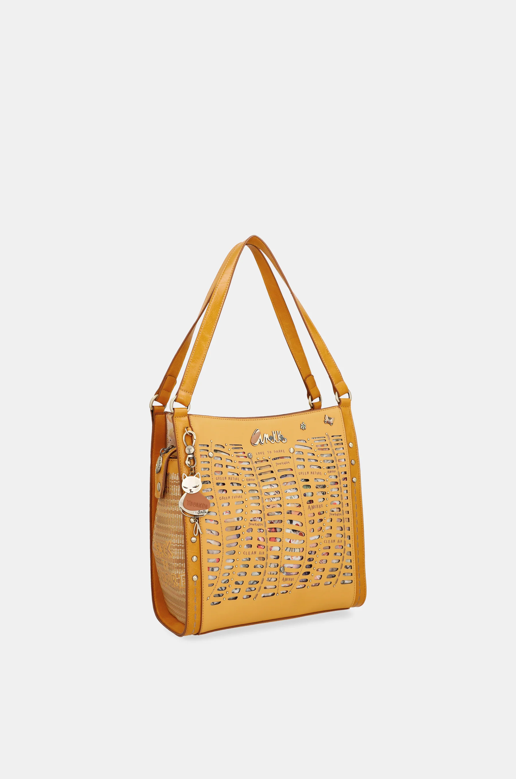 Bolso de hombro ocre Nature Pachamama - Image 6
