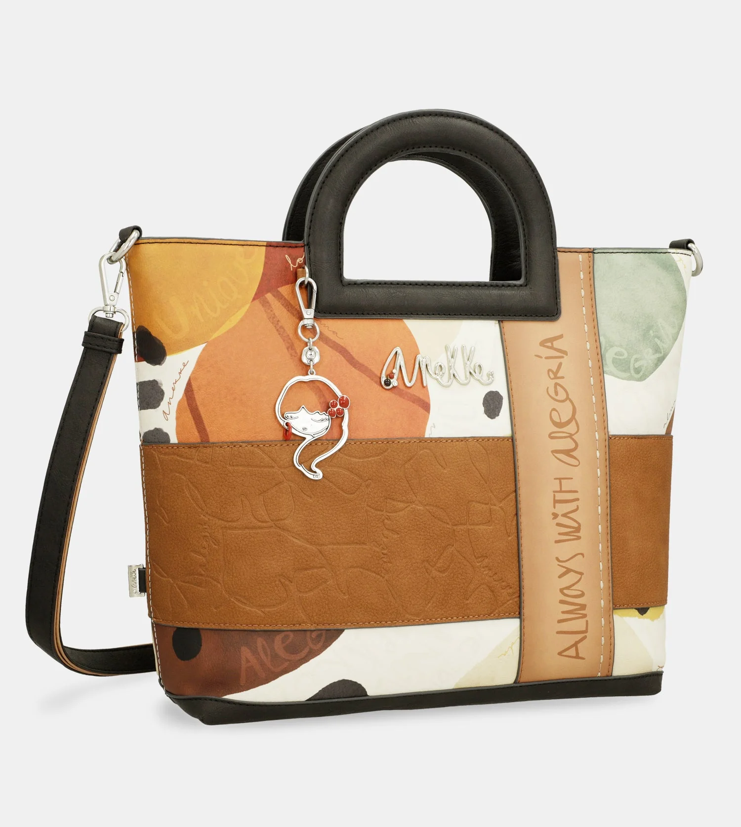 Bolso de mano con bandolera Alegría - Image 3