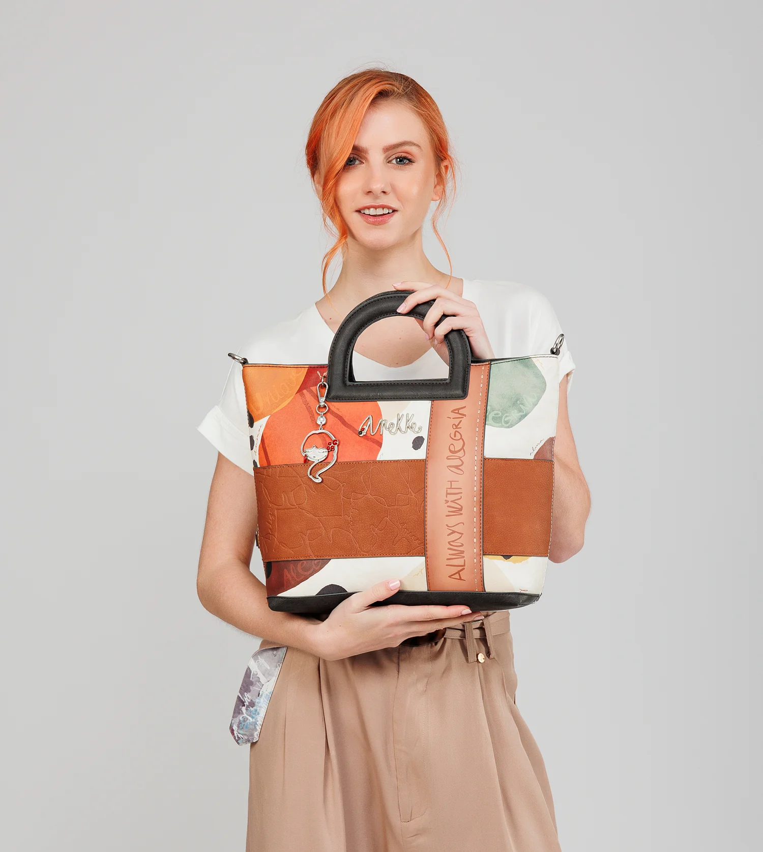 Bolso de mano con bandolera Alegría - Image 5