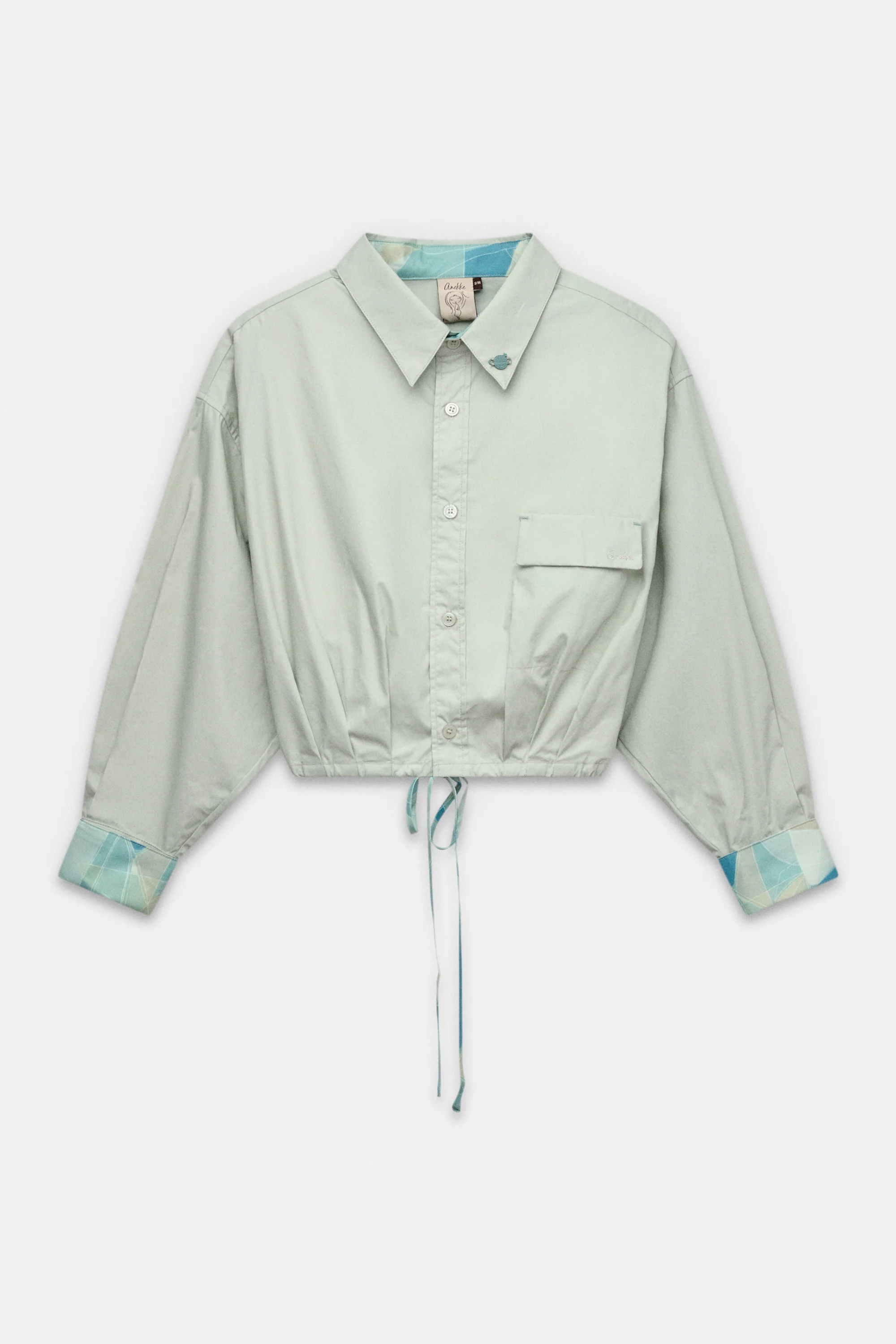 Camisa crop top