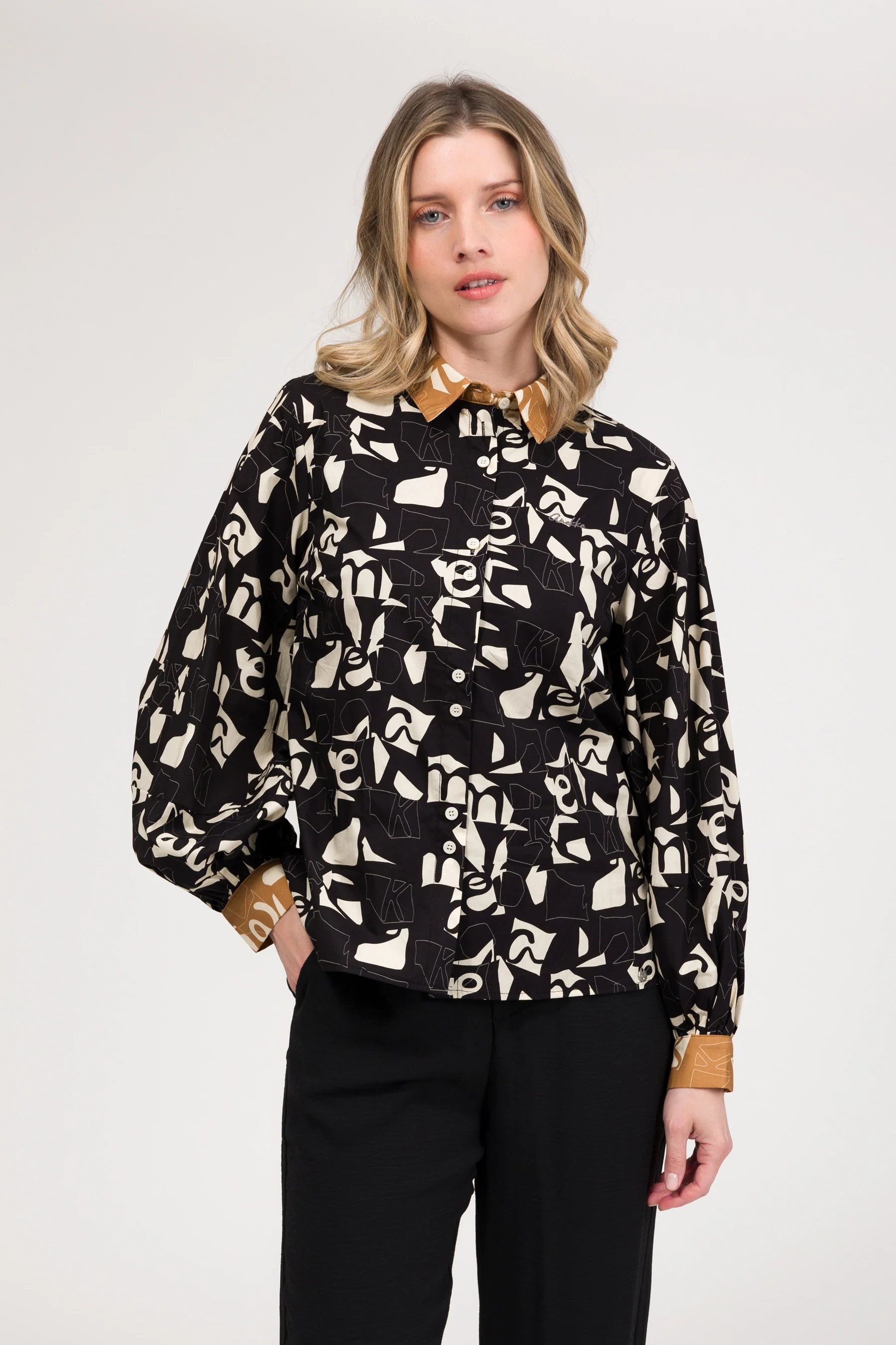 Camisa de manga larga estampada Bloom - Image 2