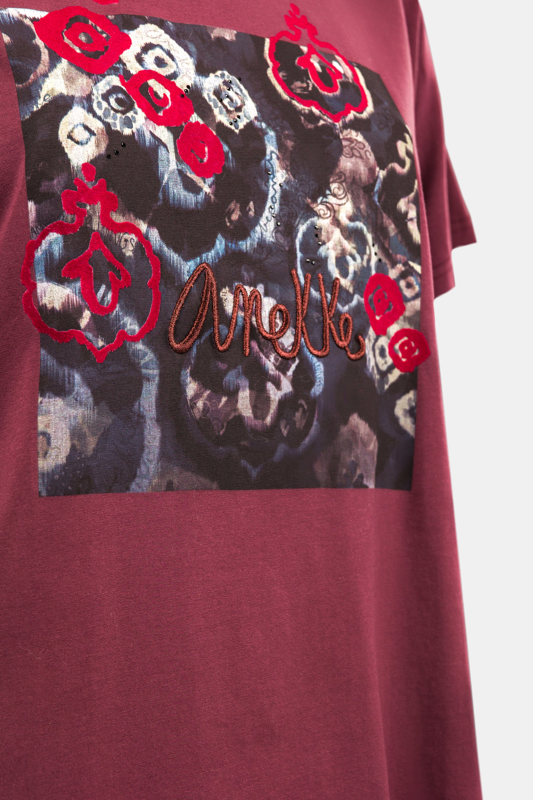Camiseta manga corta burdeos Manifesto - Image 3