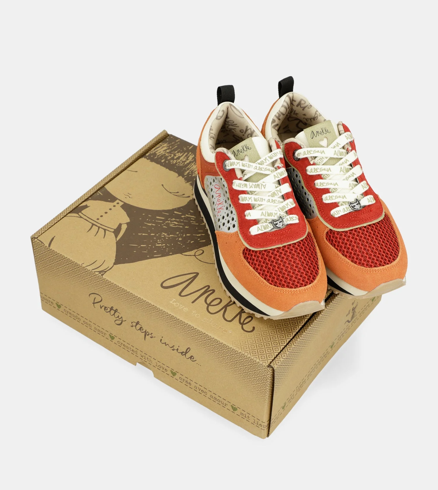 Deportivos plataforma rojos - Image 6
