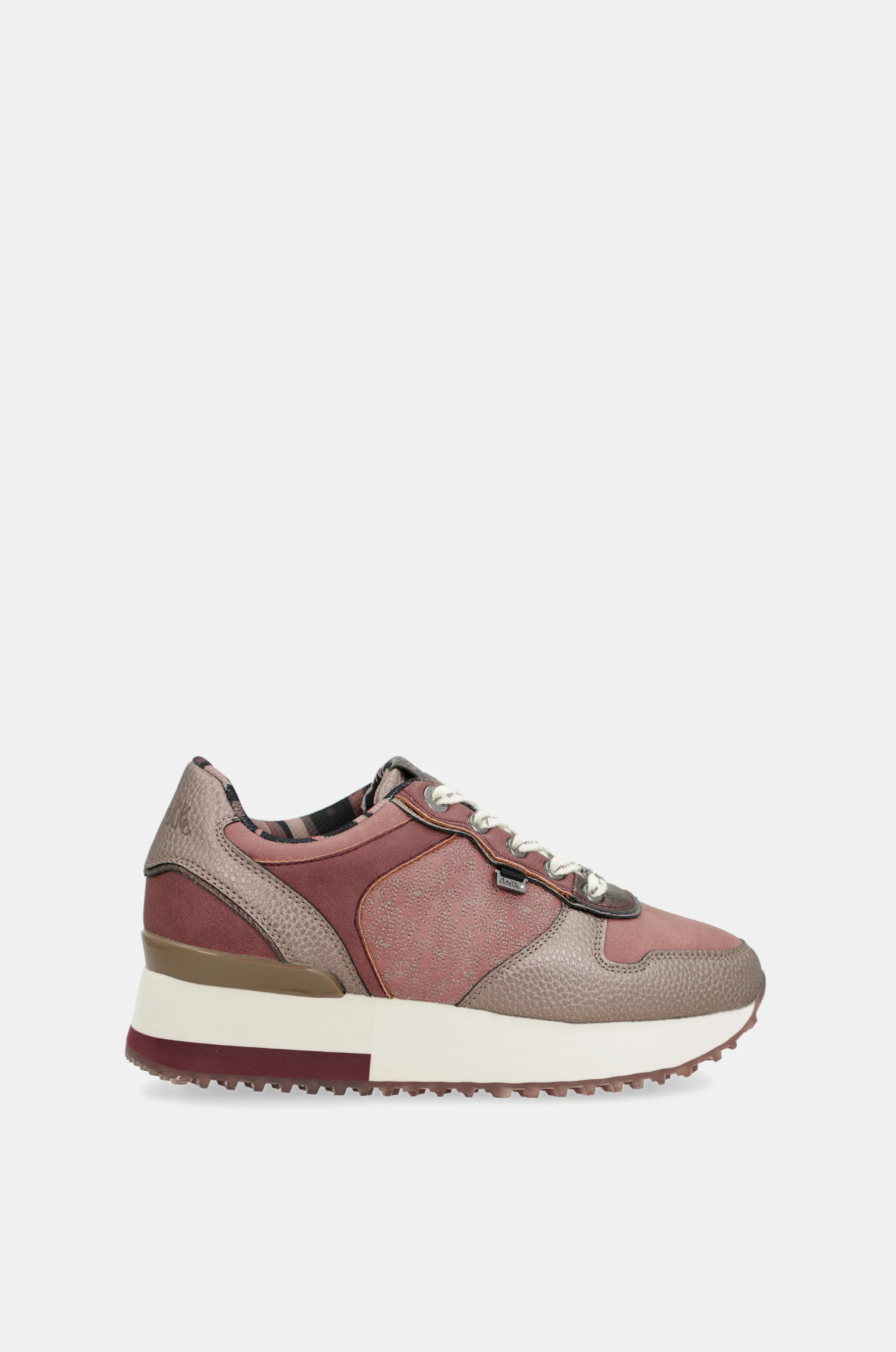 Deportivos plataforma rosa metálico - Image 2