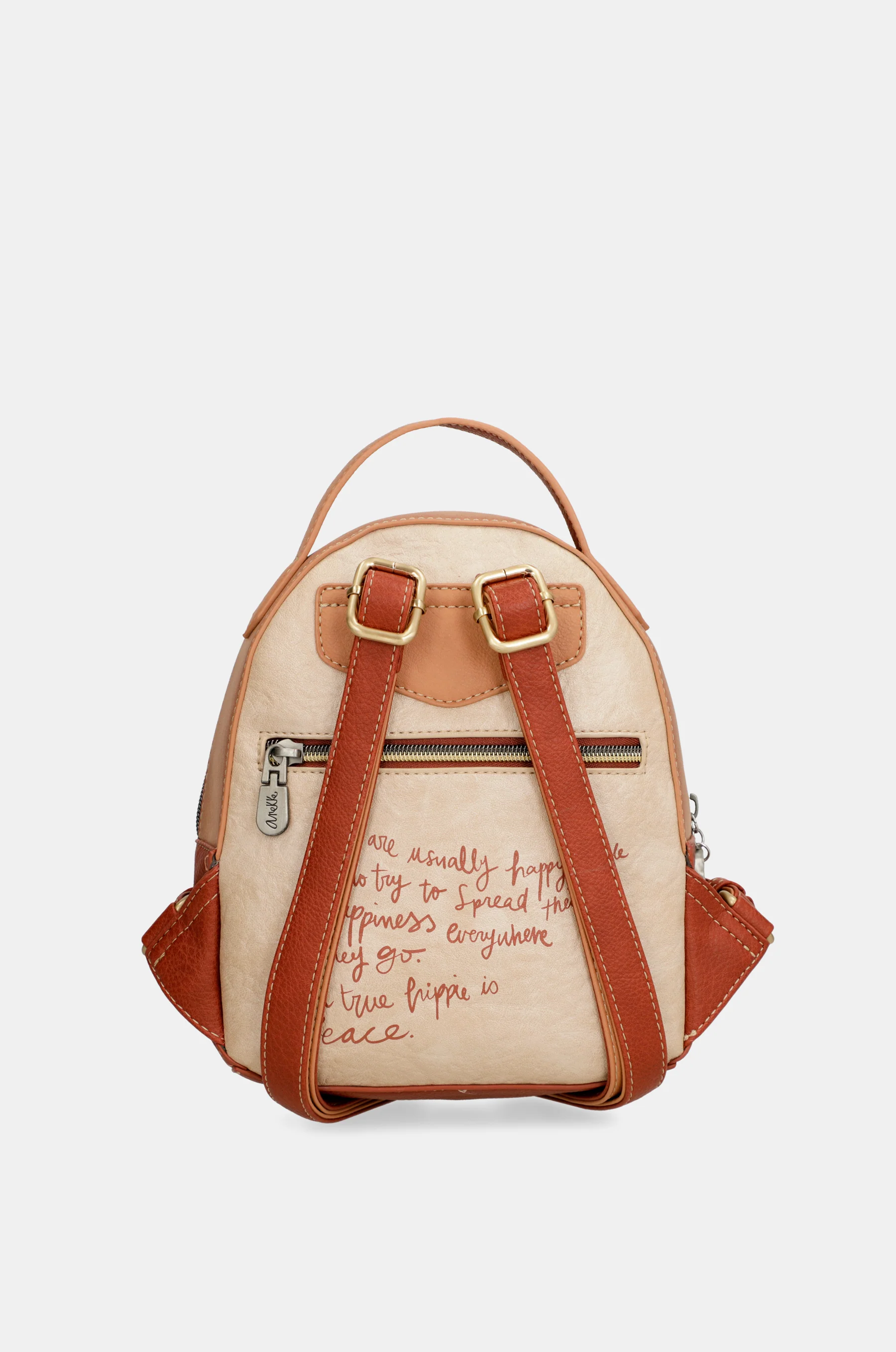 Mochila pequeña Peace & Love Camel - Image 3