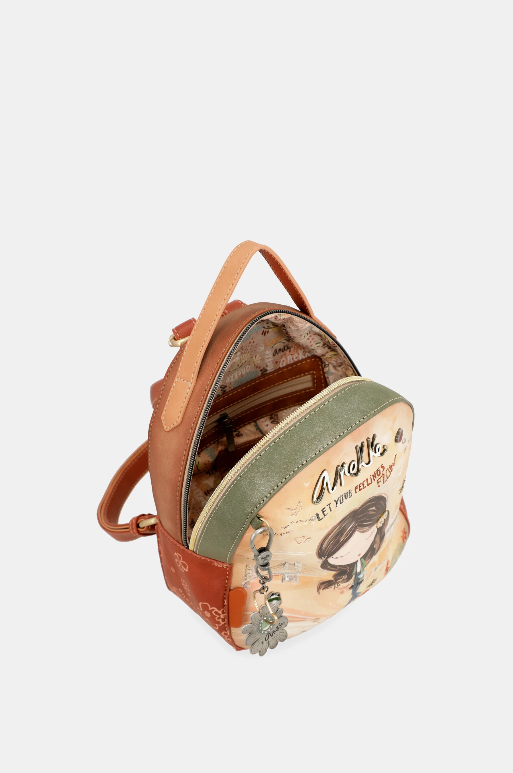 Mochila pequeña Peace & Love Camel - Image 5