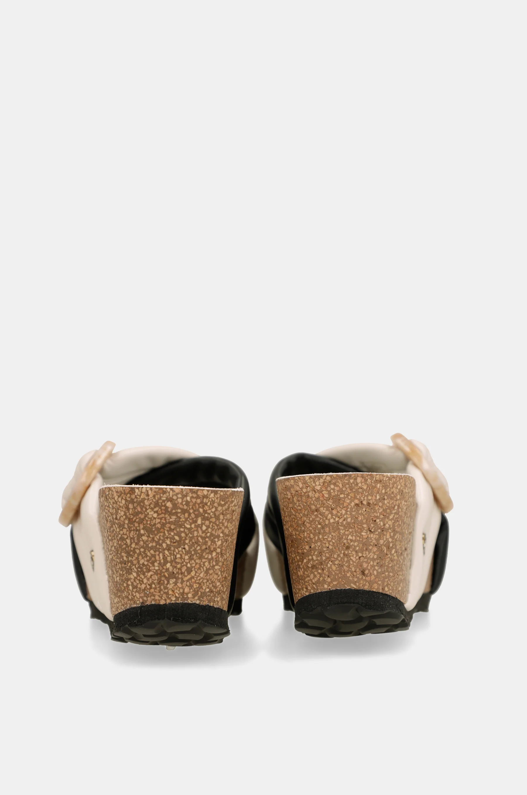 Sandalias cruzada blanca y negra - Image 5