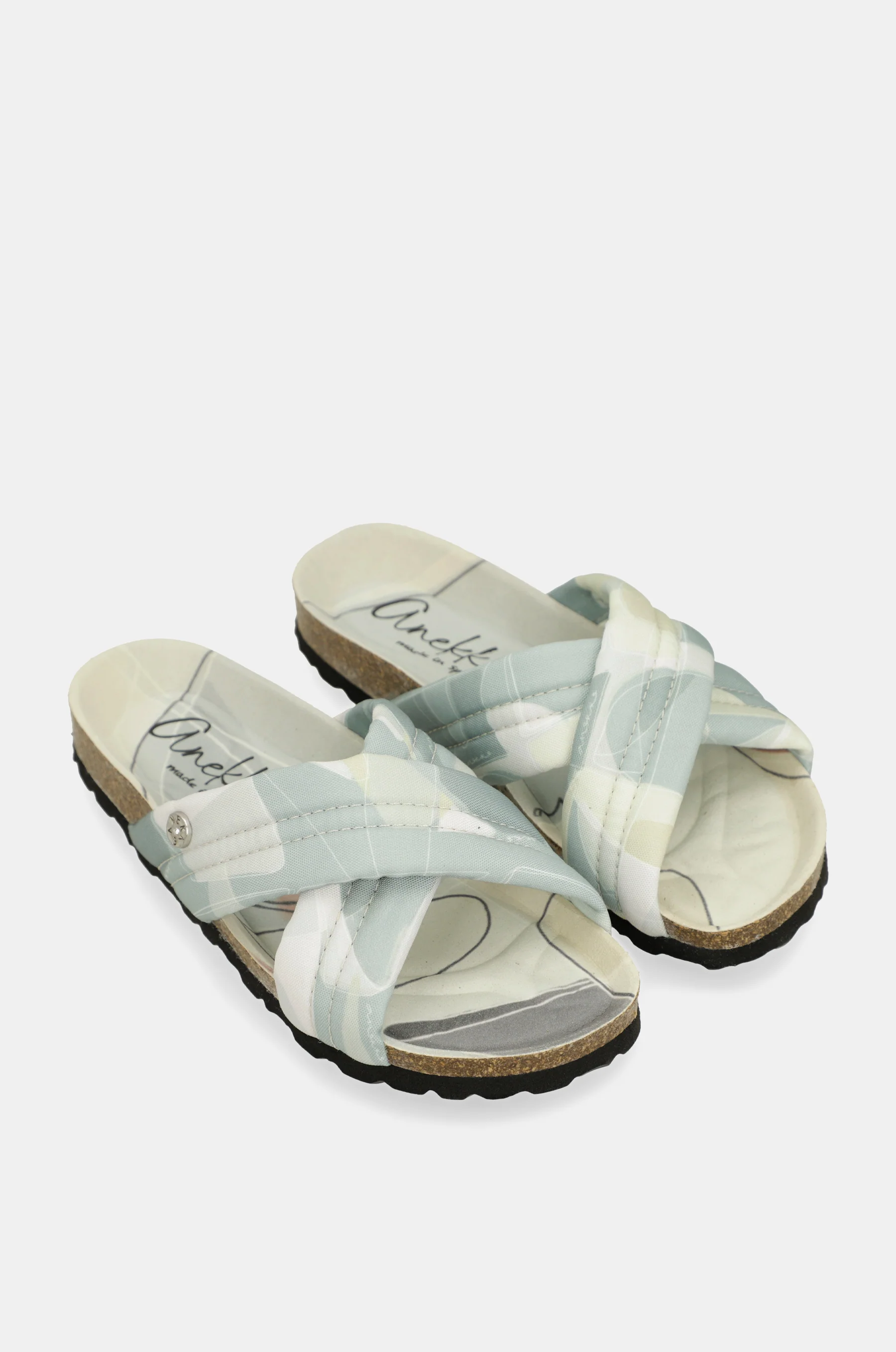 Sandalias cruzadas azules - Image 5