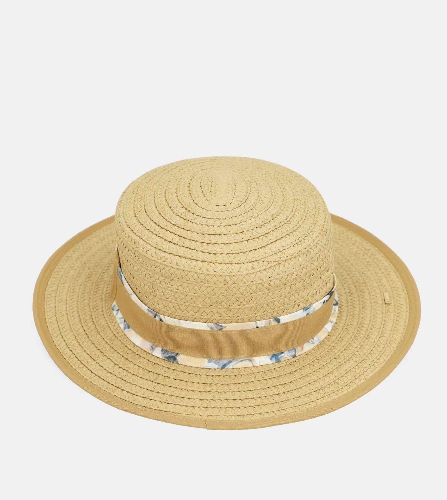 Sombrero de rafia beige - Image 3