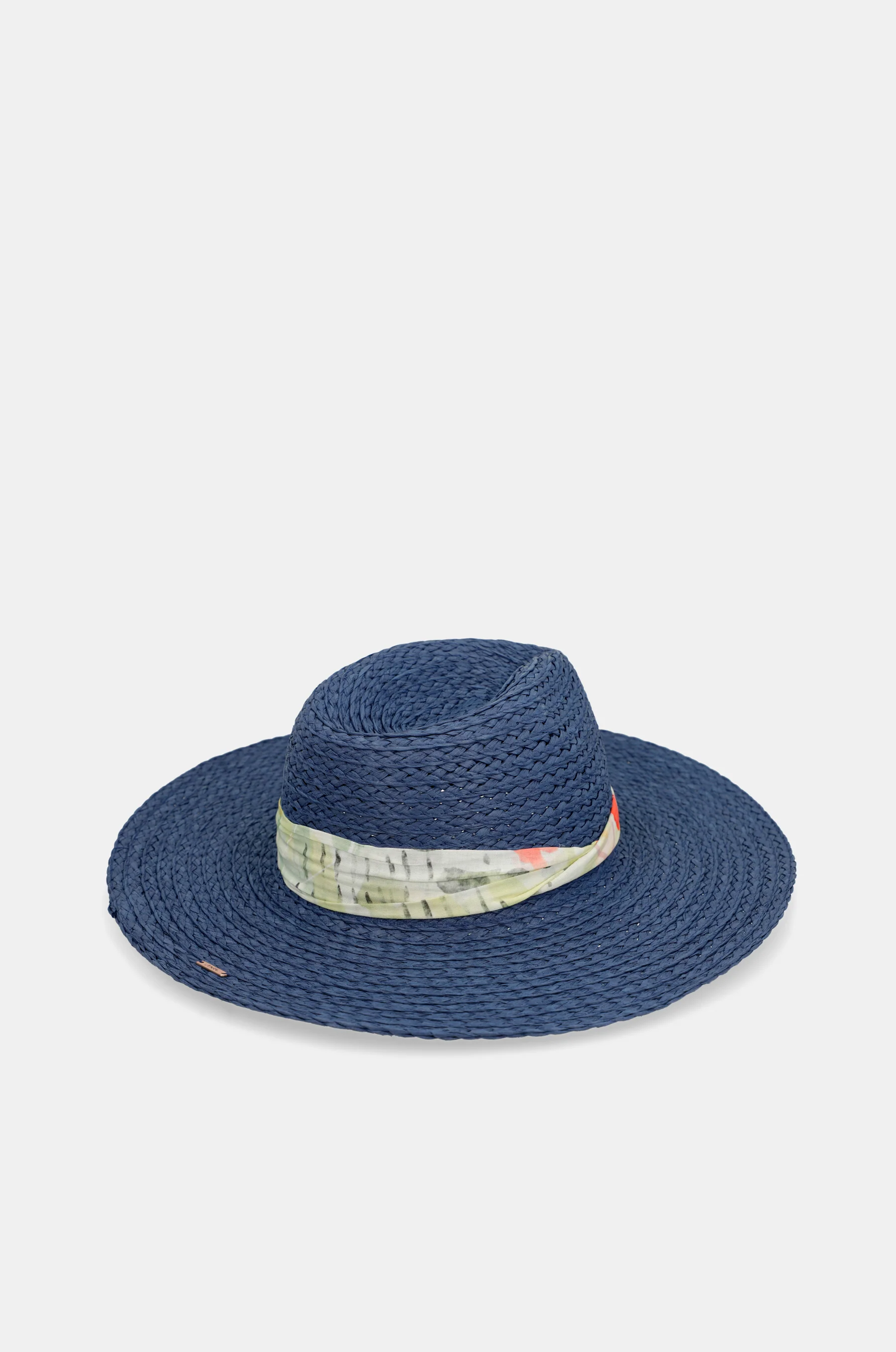 Sombrero rafia azul marino - Image 3