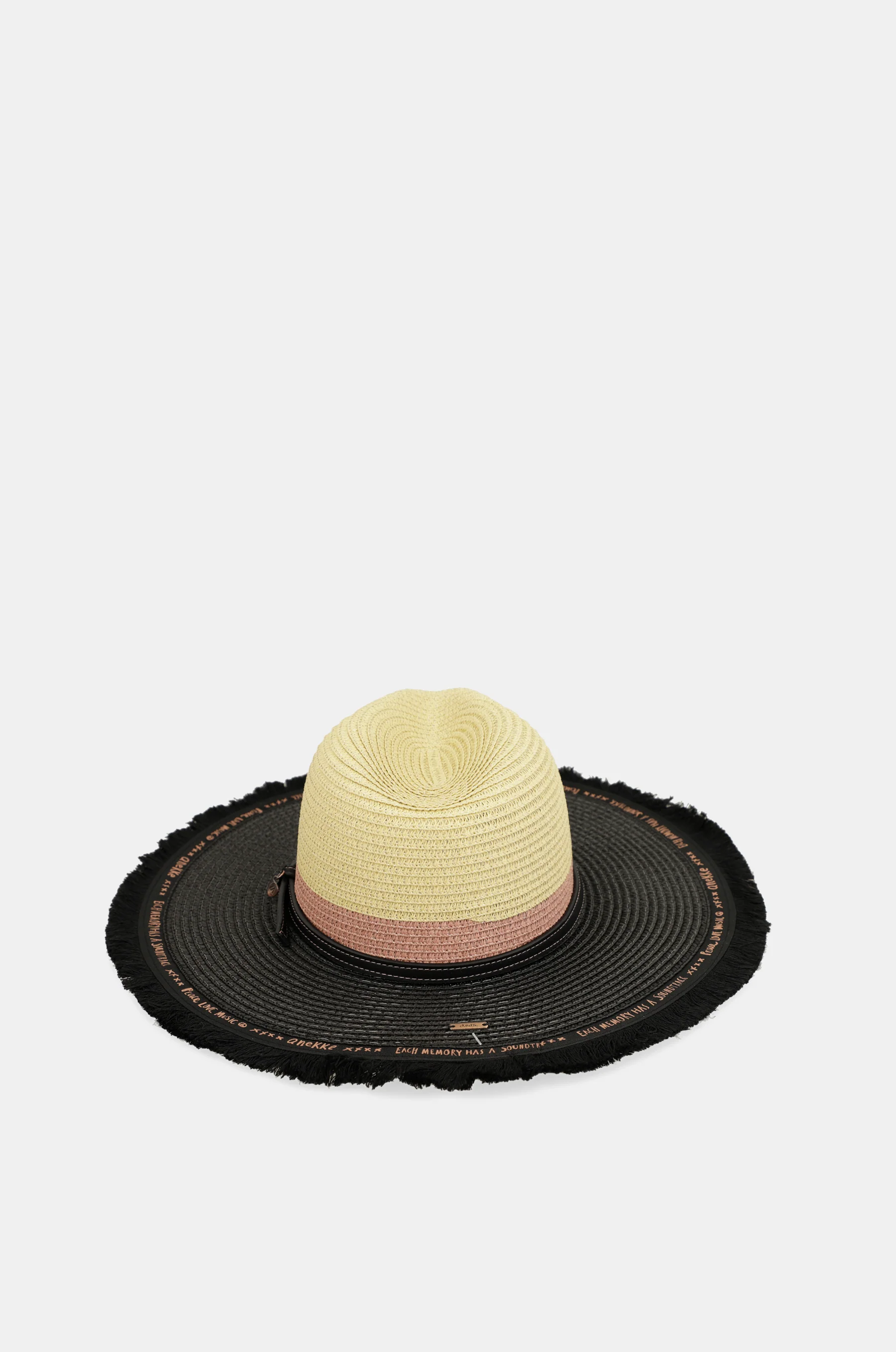 Sombrero rafia combinado - Image 3