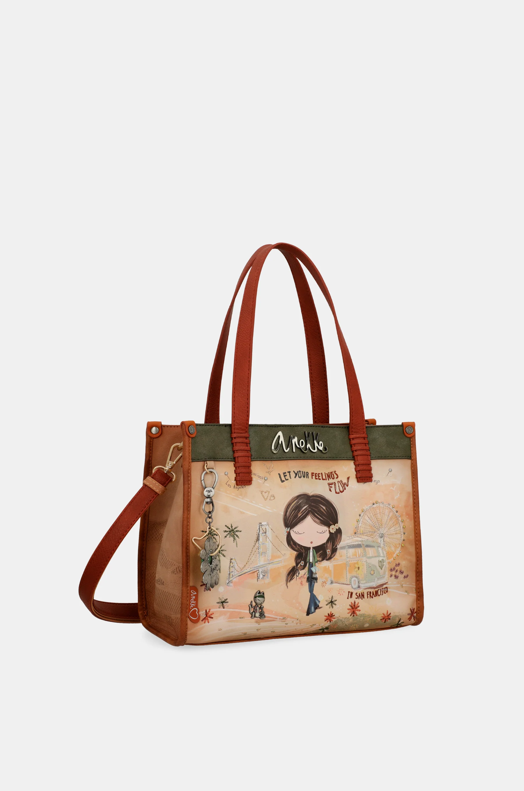 Tote Peace & Love Camel - Image 7